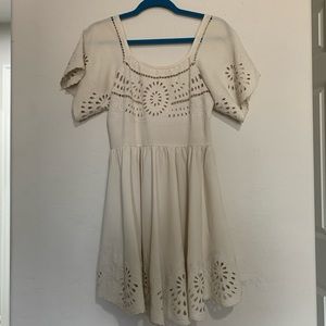 Urban outfitters staring at stars eyelet dress